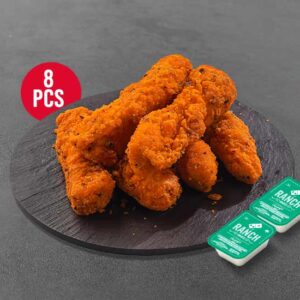 8 Pcs Chicken Strips + 2 Dip
