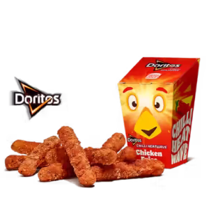 9 pc Doritos Chilli Heatwave Chicken Fries Large Meal