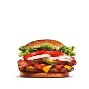 WHOPPE with Bacon and Cheese Meal Large